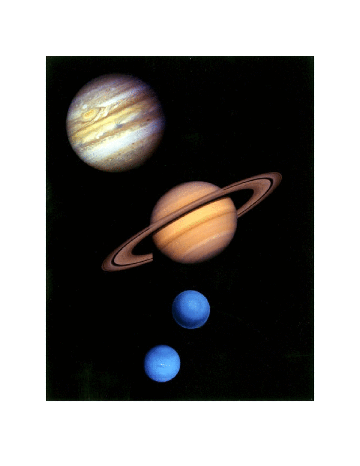 4 Giant Planets Keys to Solar System photo