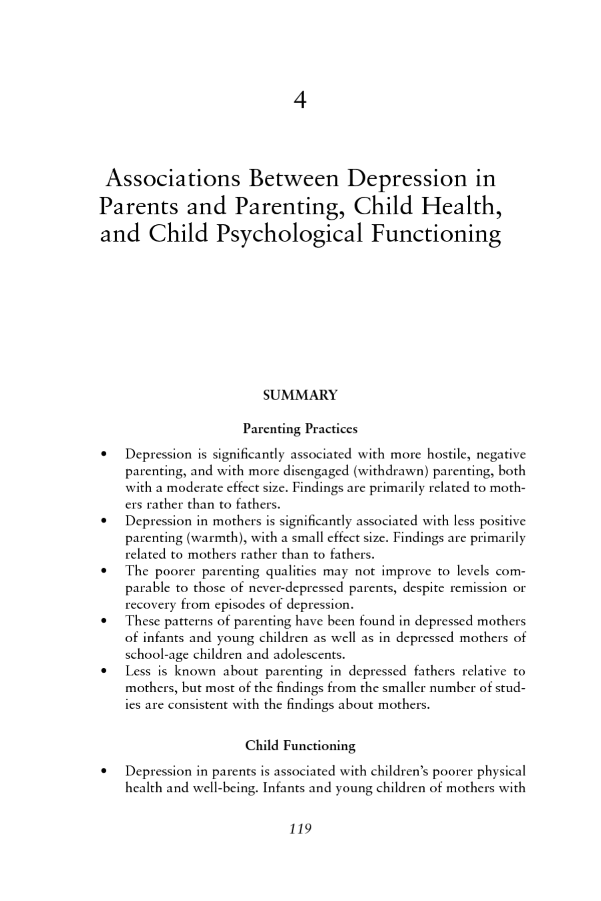 psychological reasons for depression