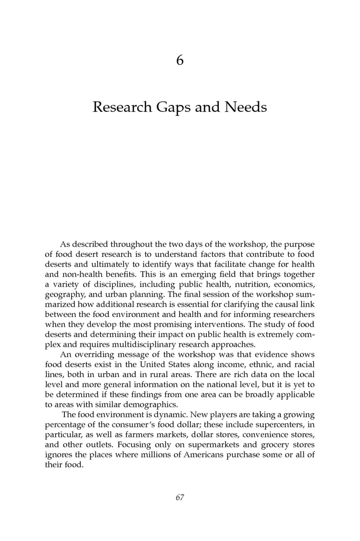 research gap section