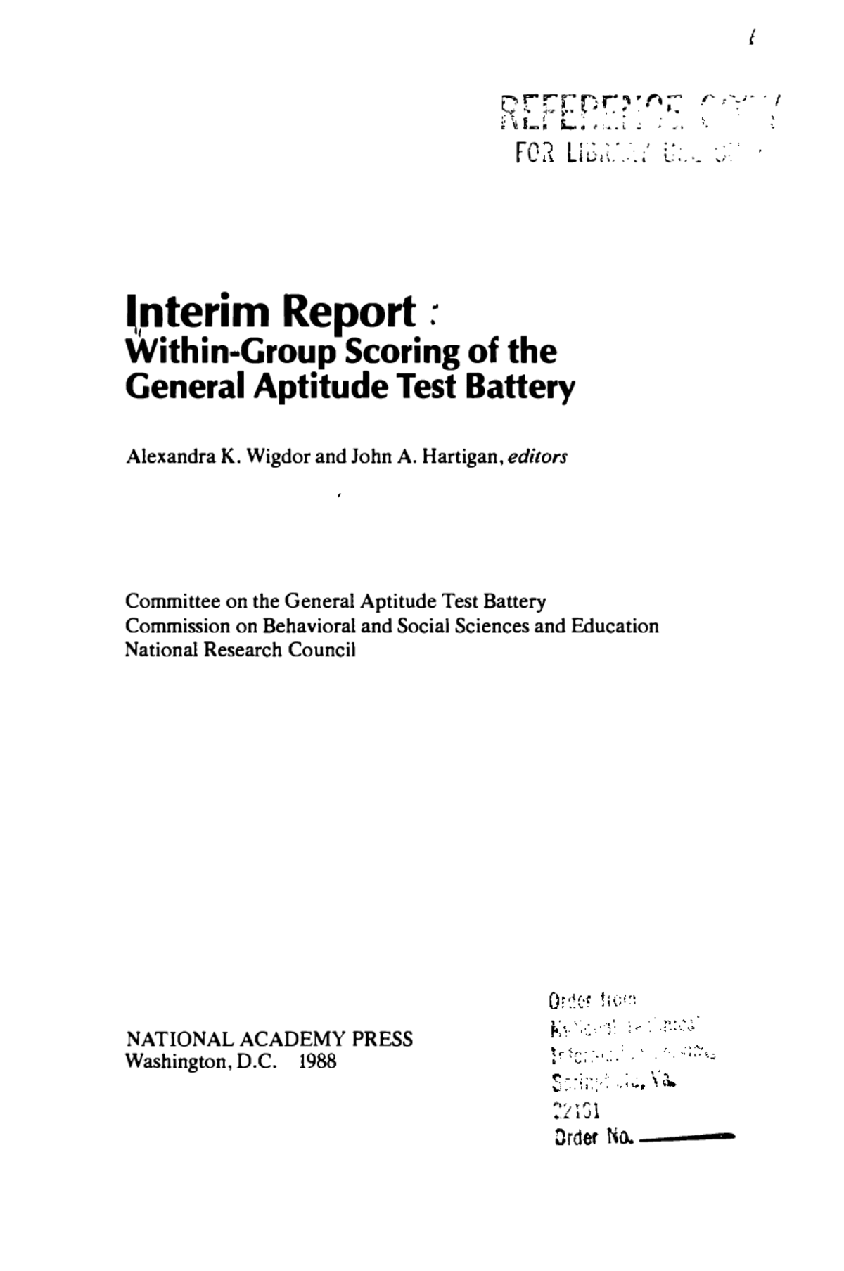 front-matter-interim-report-within-group-scoring-of-the-general-aptitude-test-battery-the