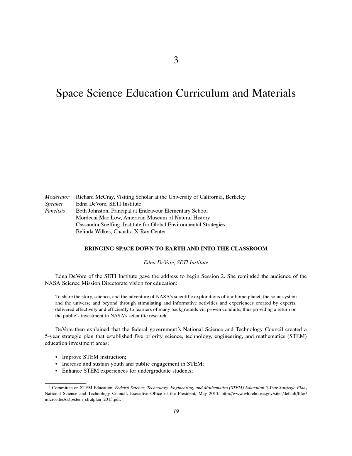 space research paper topics