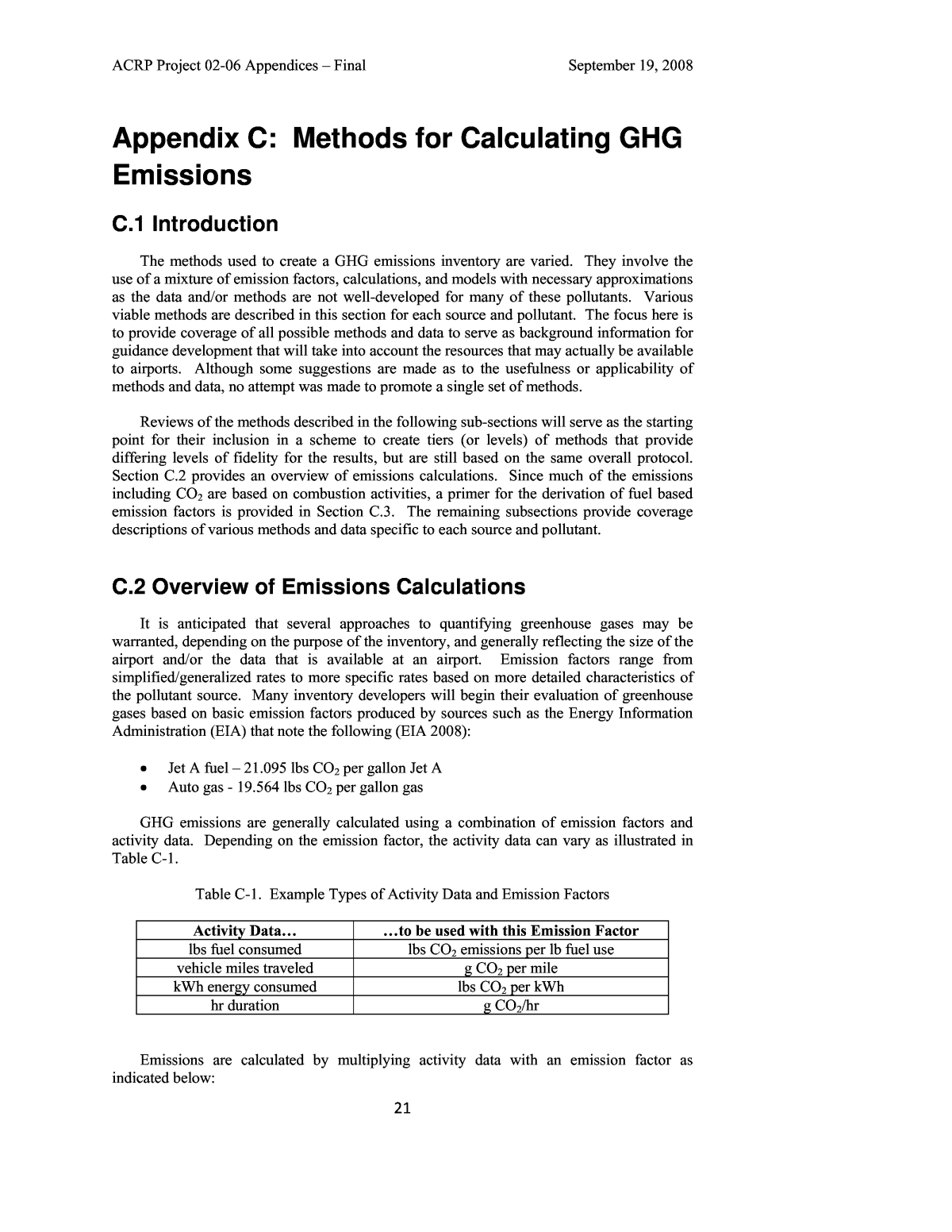 Calculating and Reporting Greenhouse Gas Emissions: A Primer on the GHG  Protocol