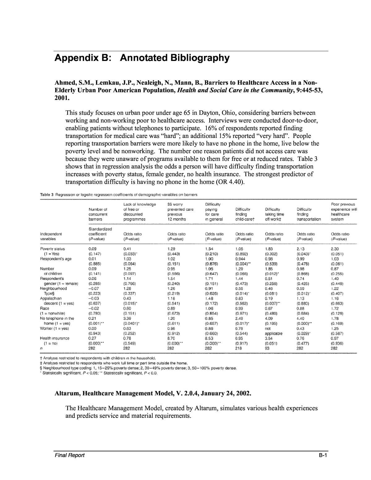 Appendix B Annotated Bibliography Cost-Benefit Analysis of Providing Non-Emergency Medical Transportation The National Academies Press picture picture