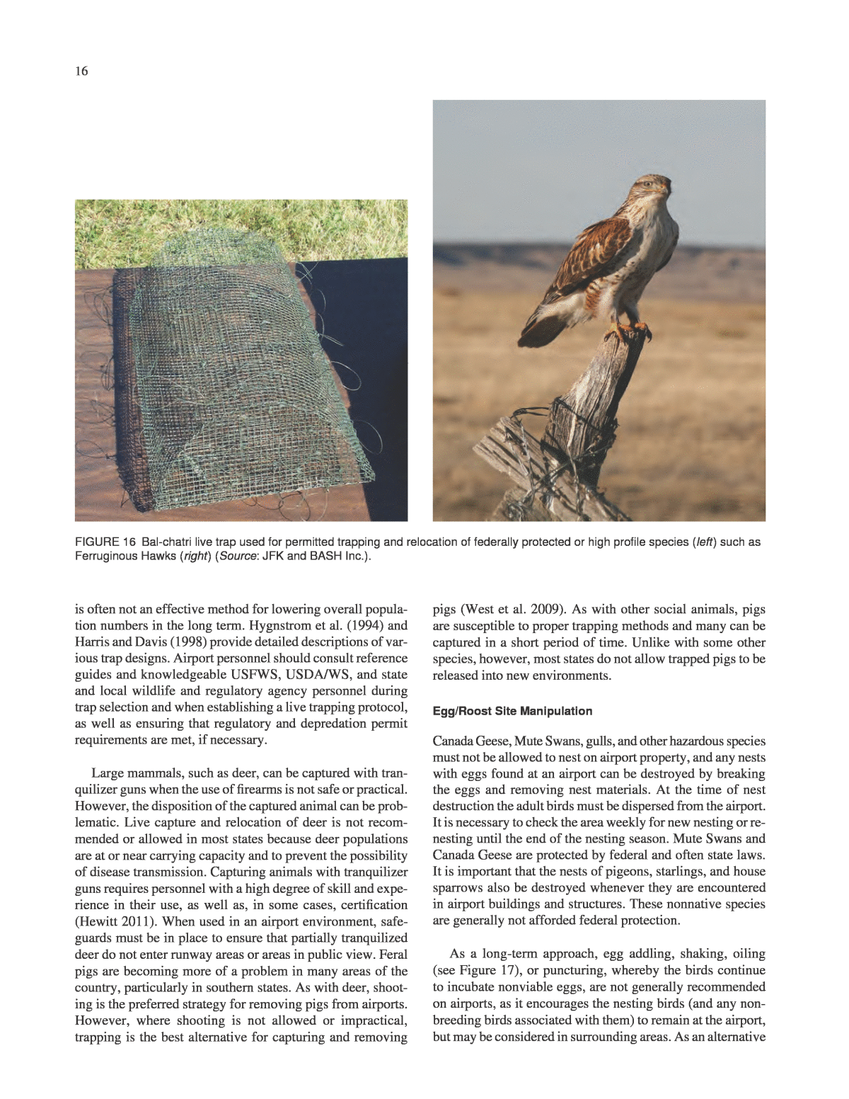 Chapter Three - Wildlife Population Control Techniques | Airport Wildlife  Population Management |The National Academies Press