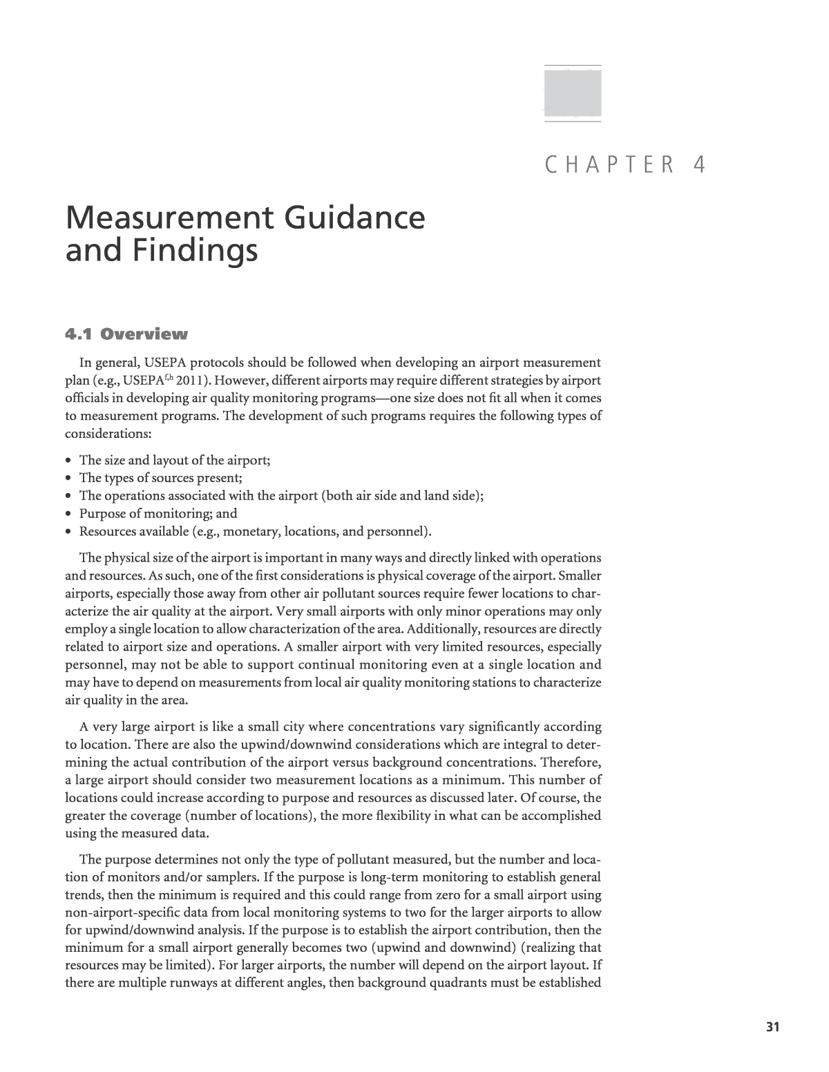 Measurement Guidance