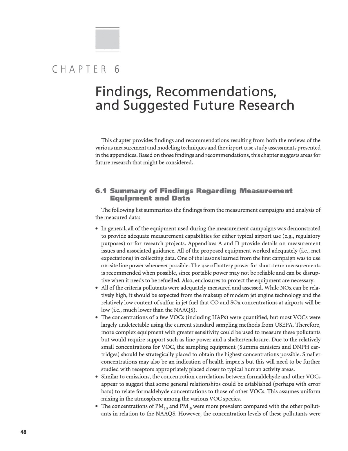 recommendation for the future research