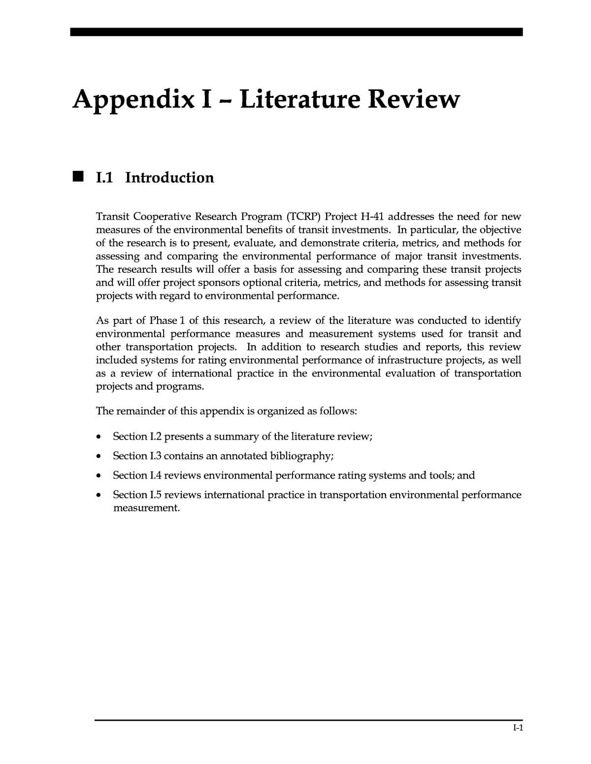 appendix literature review