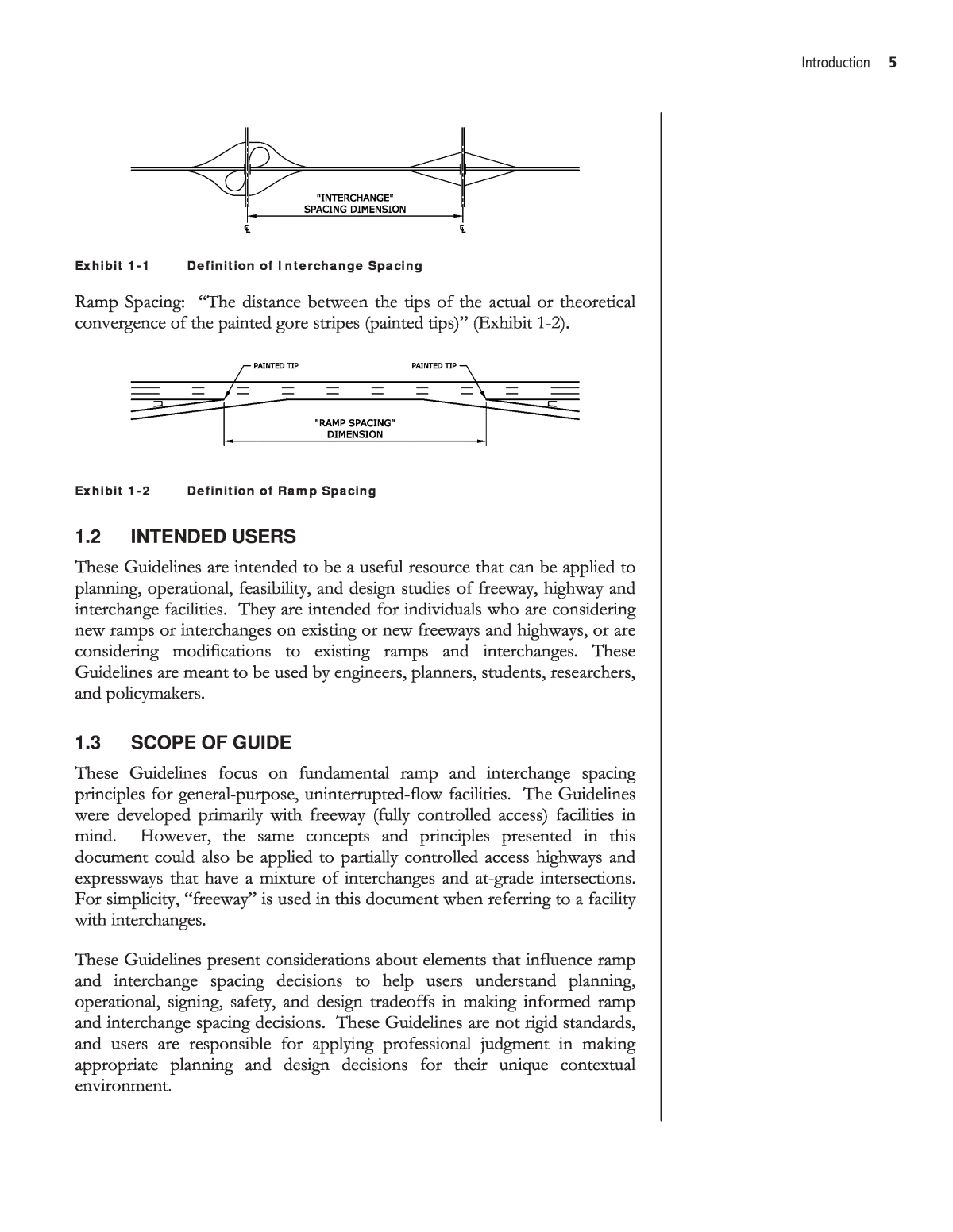 Chapter 1 - Introduction | Guidelines for Ramp and Interchange Spacing ...