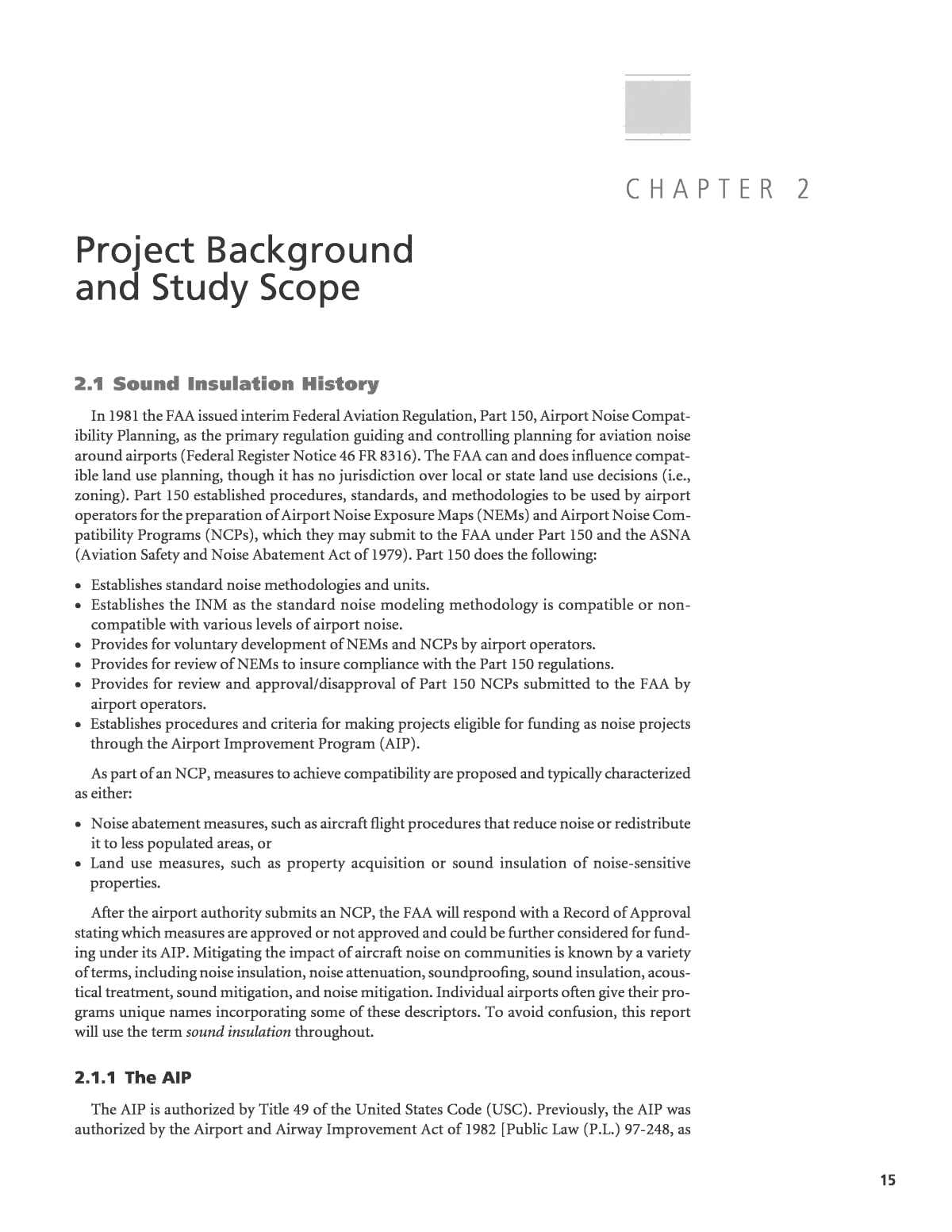 Chapter 2 - Project Background and Study Scope | Evaluating ...