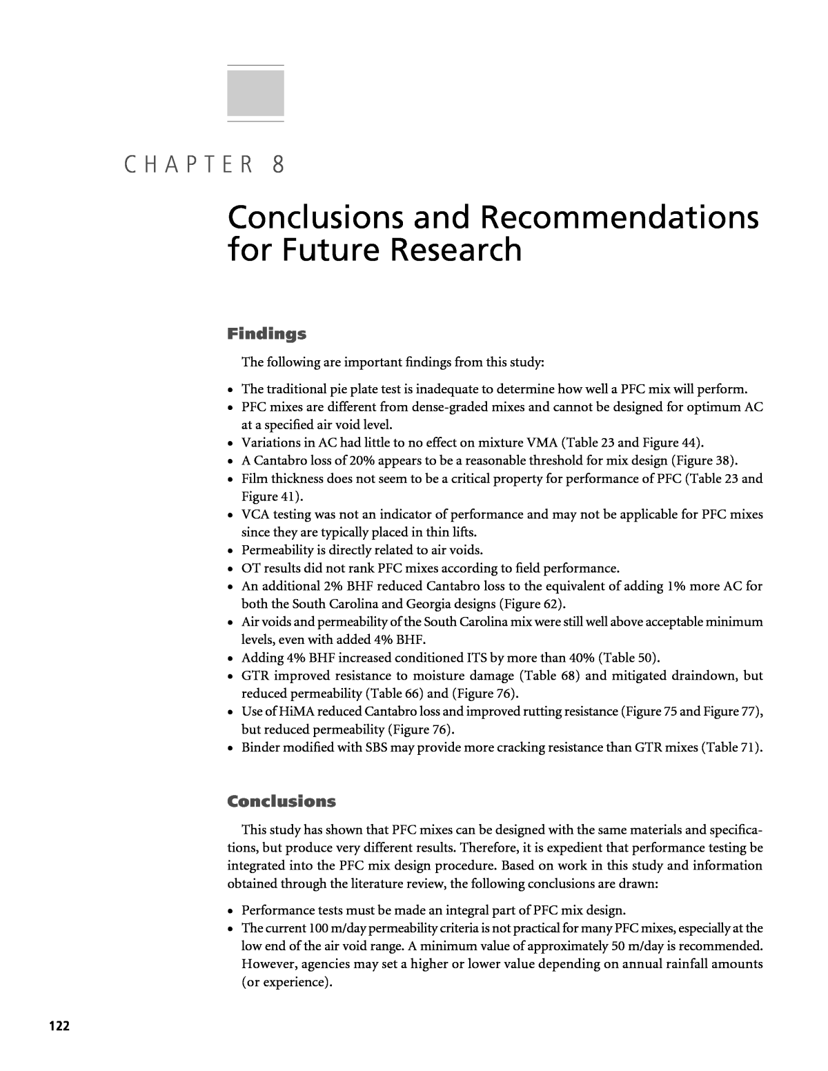 recommendation section of a research paper