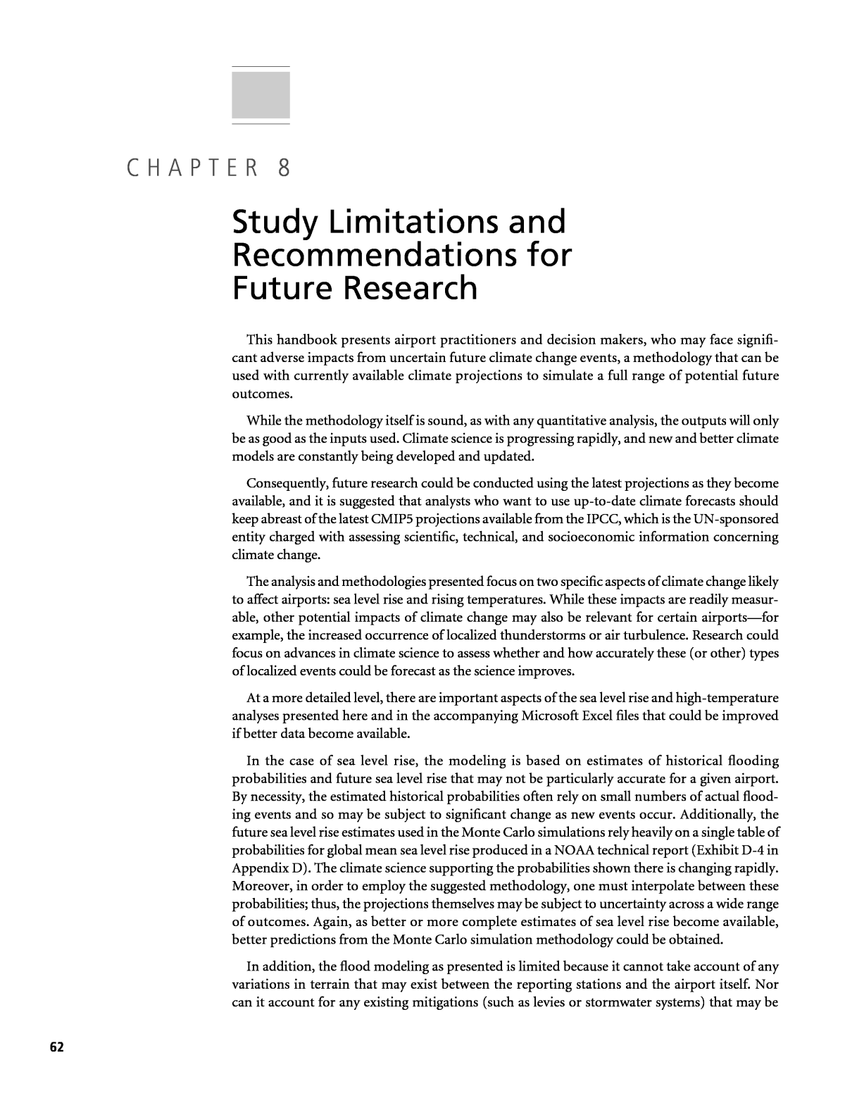 recommendations and limitations in research