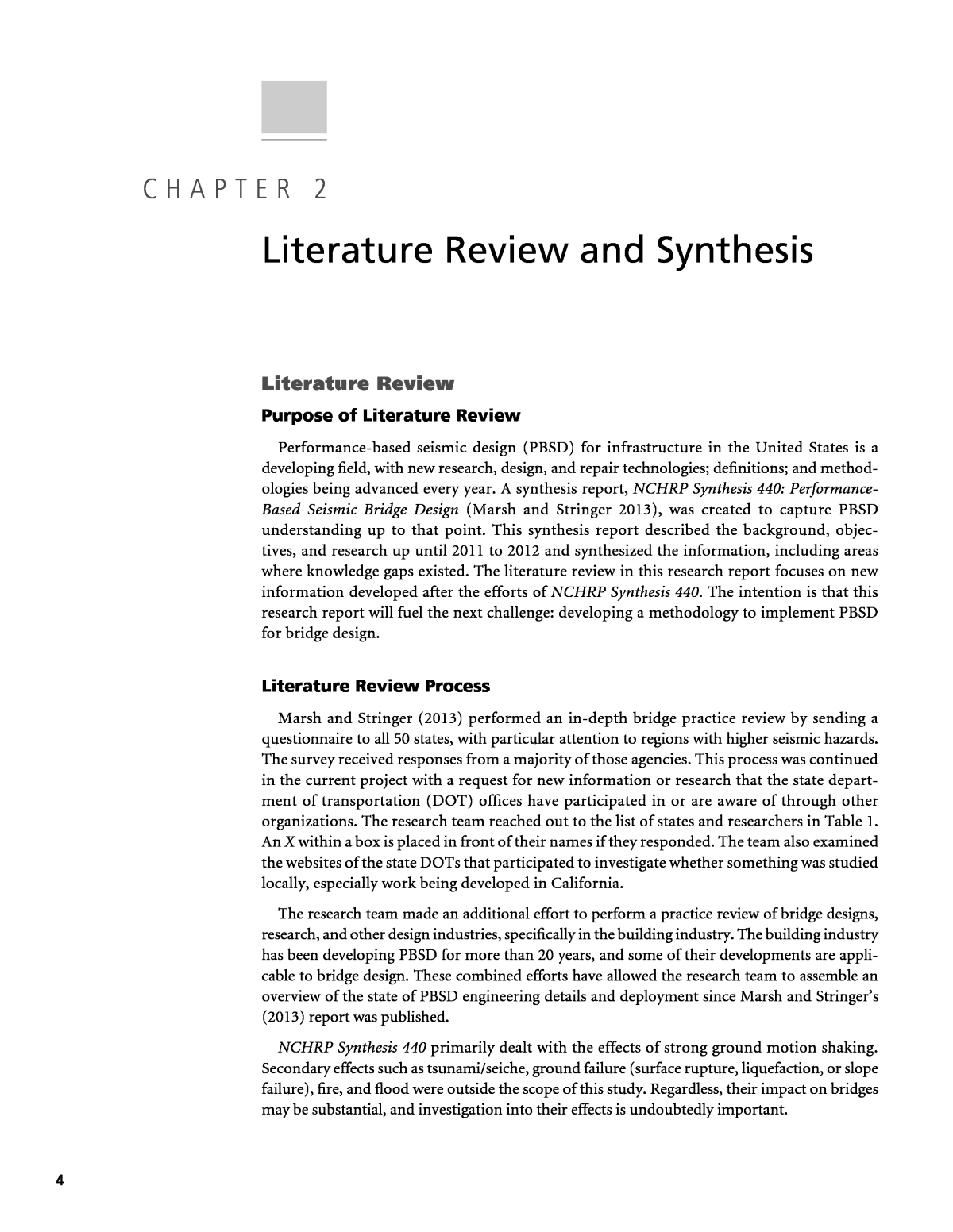 review of related literature synthesis