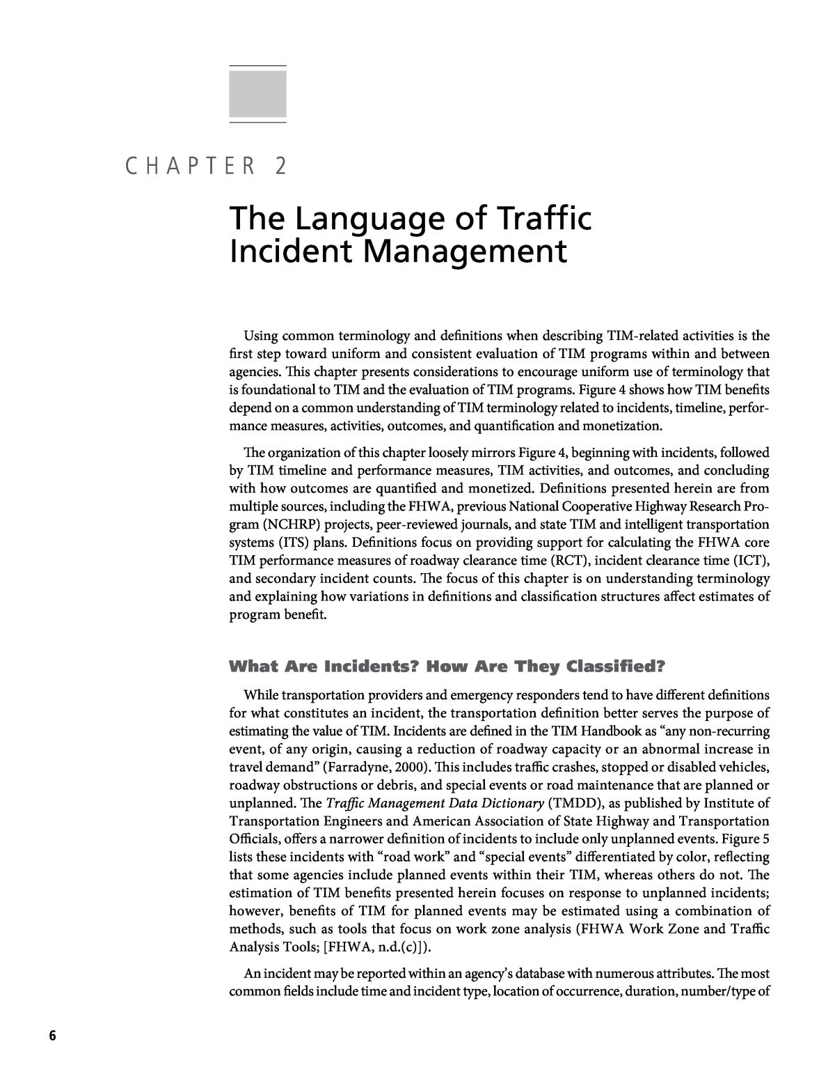 Evaluation Methods and Techniques: Advanced Transportation and Congestion  Management Technologies Deployment Program - Chapter 2 - FHWA Office of  Operations