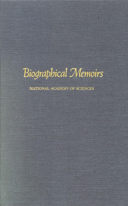 Cover: Biographical Memoirs: Volume 80