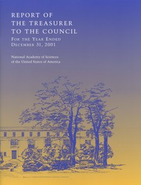 Report of the Treasurer to the Council for the Year Ended December 31, 2001
