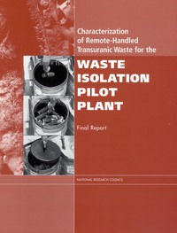 Cover Image:Characterization of Remote-Handled Transuranic Waste for the Waste Isolation Pilot Plant