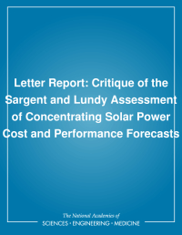 Letter Report: Critique of the Sargent and Lundy Assessment of Concentrating Solar Power Cost and Performance Forecasts