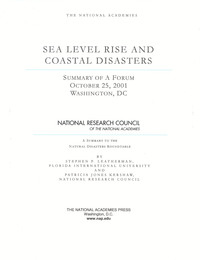Cover Image:Sea Level Rise and Coastal Disasters