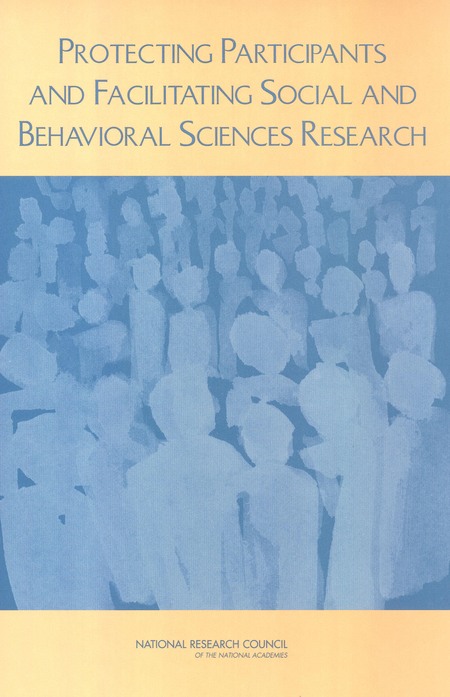 Cover: Protecting Participants and Facilitating Social and Behavioral Sciences Research