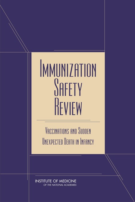 Cover: Immunization Safety Review: Vaccinations and Sudden Unexpected Death in Infancy
