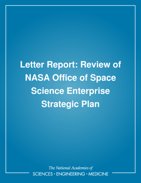 Review of NASA Office of Space Science Enterprise Strategic Plan: Letter Report