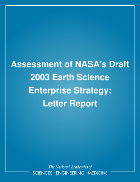 Assessment of NASA's Draft 2003 Earth Science Enterprise Strategy: Letter Report