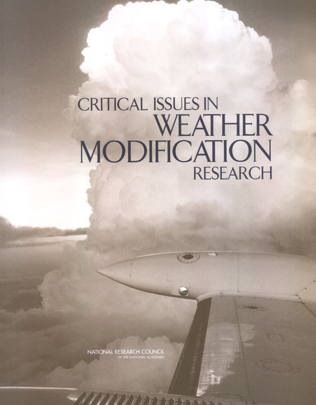 Cover: Critical Issues in Weather Modification Research