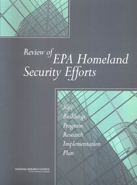 Review of EPA Homeland Security Efforts: Safe Buildings Program Research Implementation Plan