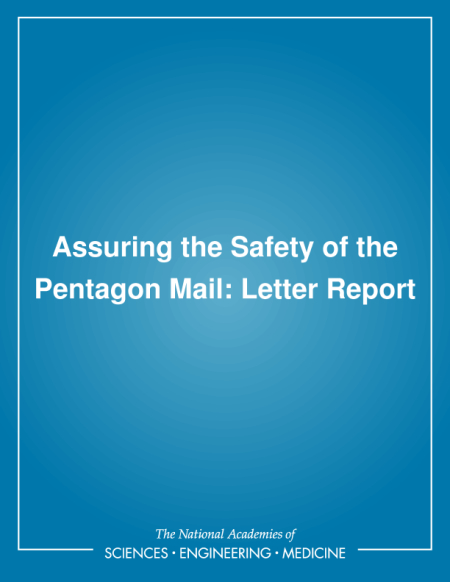 Cover: Assuring the Safety of the Pentagon Mail: Letter Report