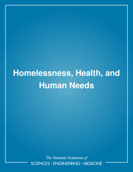 Cover: Homelessness, Health, and Human Needs