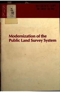 Modernization of the Public Land Survey System