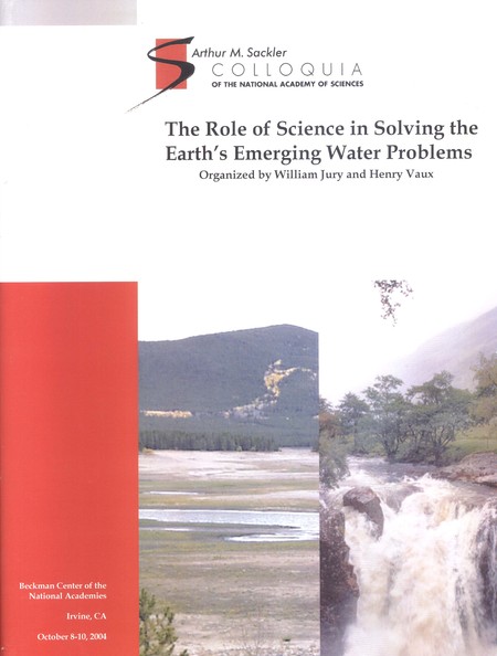 The Role of Science in Solving the Earth's Emerging Water Problems