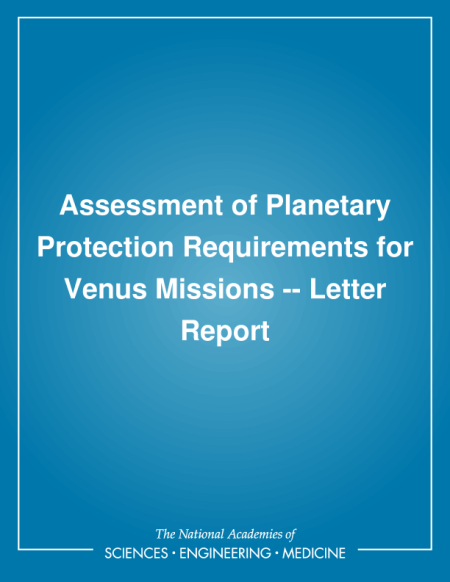 Cover: Assessment of Planetary Protection Requirements for Venus Missions: Letter Report