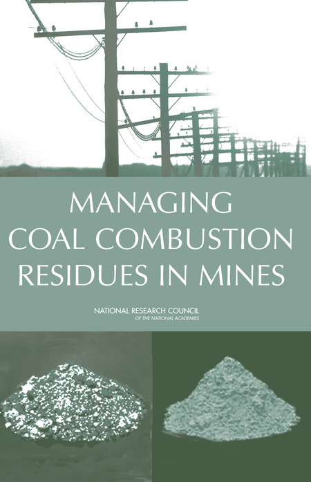 Cover: Managing Coal Combustion Residues in Mines