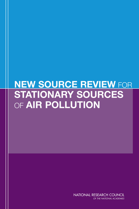 Cover: New Source Review for Stationary Sources of Air Pollution
