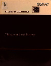Climate in Earth History: Studies in Geophysics