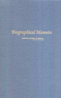 Cover Image:Biographical Memoirs