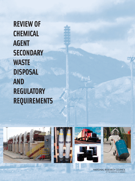 Cover: Review of Chemical Agent Secondary Waste Disposal and Regulatory Requirements