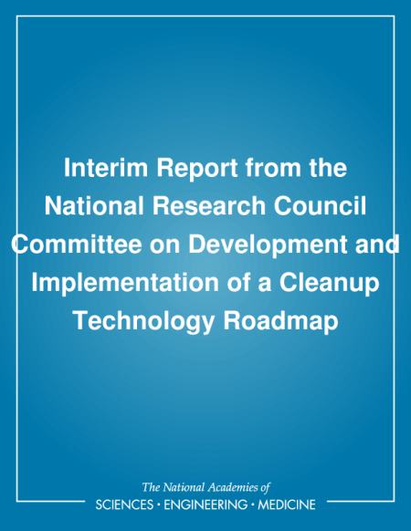 Cover: Interim Report from the National Research Council Committee on Development and Implementation of a Cleanup Technology Roadmap
