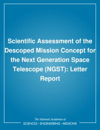 Cover Image:Scientific Assessment of the Descoped Mission Concept for the Next Generation Space Telescope (NGST)