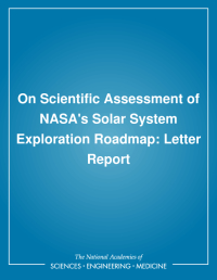 On Scientific Assessment of NASA's Solar System Exploration Roadmap: Letter Report