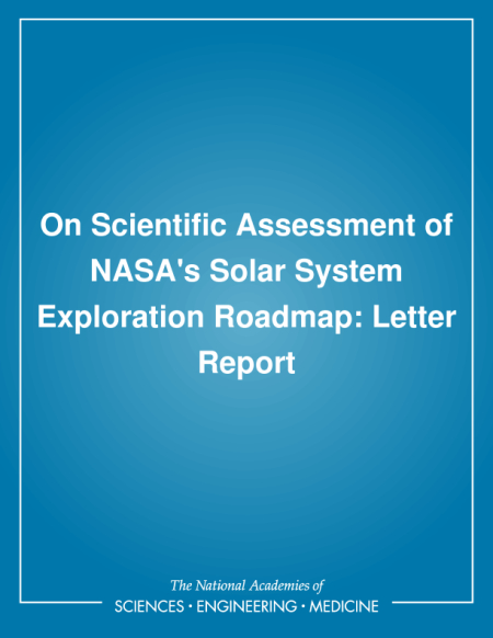 On Scientific Assessment of NASA's Solar System Exploration Roadmap: Letter Report