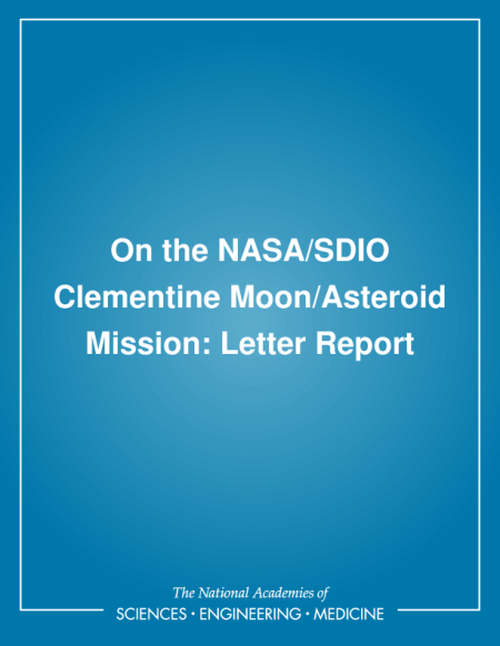 On the NASA/SDIO Clementine Moon/Asteroid Mission: Letter Report