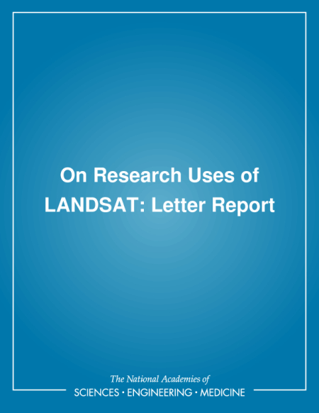 Cover: On Research Uses of LANDSAT: Letter Report