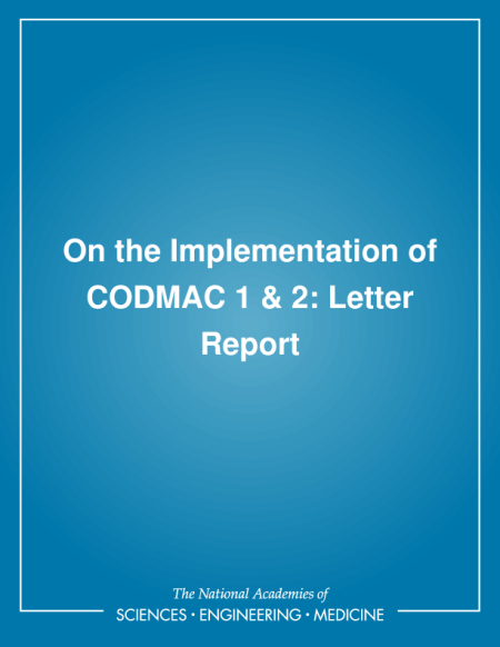 On the Implementation of CODMAC 1 & 2: Letter Report