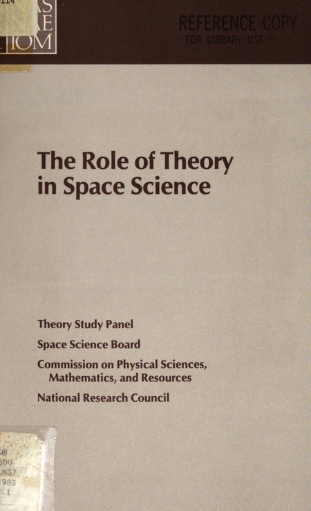 The Role of Theory in Space Science