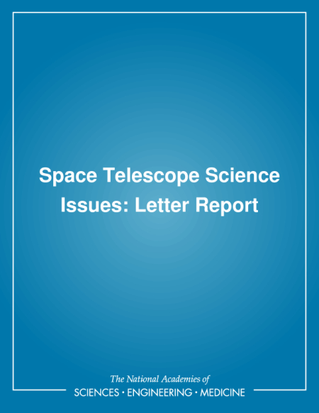 Cover: Space Telescope Science Issues: Letter Report