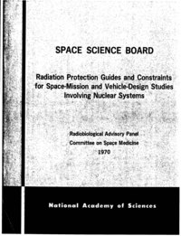 Cover Image: Radiation Protection Guides and Constraints for Space-Mission and Vehicle-Design Studies Involving Nuclear Systems