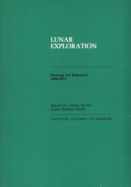 Lunar Exploration--Strategy for Research: 1969-1975