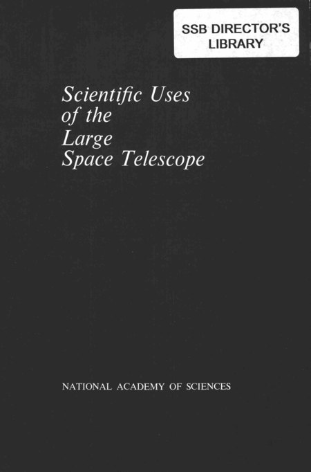 Scientific Uses of the Large Space Telescope